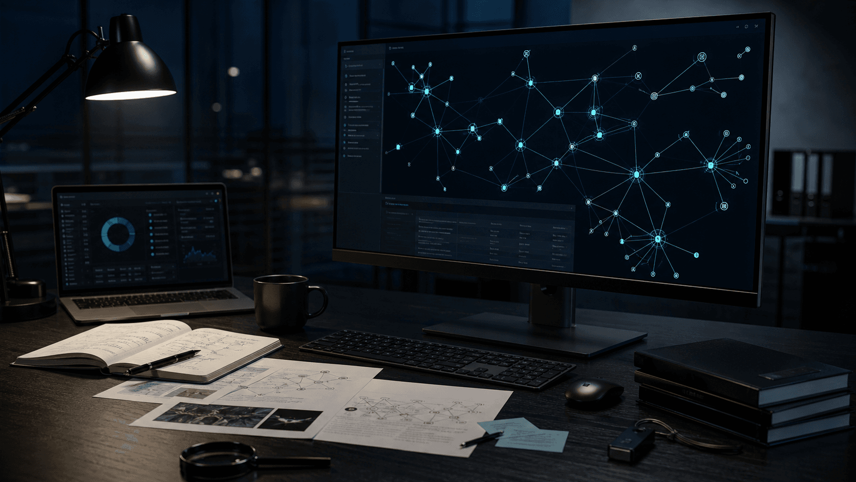 Digital asset investigation workspace