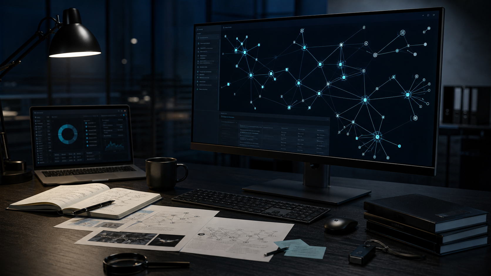 Digital asset investigation workspace